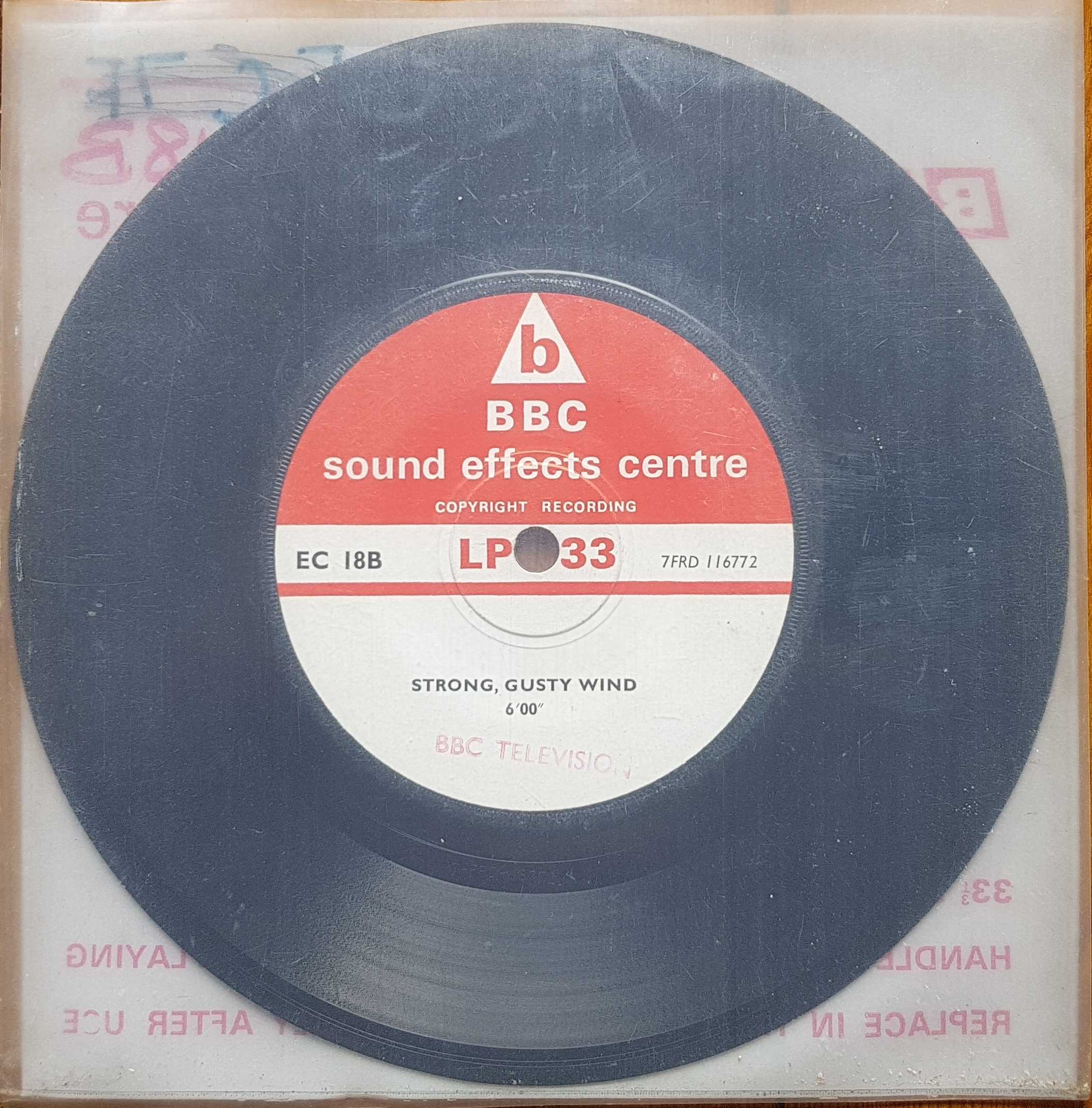 Picture of EC 18B Blizzard / Strong, gusty wind by artist Not registered from the BBC records and Tapes library